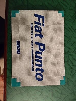 Libretto Uso E Manutenzione Fiat Punto III Edizione - Immagine 1 di 3