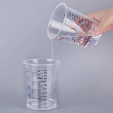 10 un. vaso medidor vaso mezclador de colores transparente preciso diseño de escala