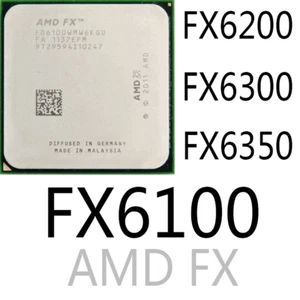 AMD Series FX 6100 FX 6200 FX 6300 FX 6350 AMD CPU Processor - Picture 1 of 4