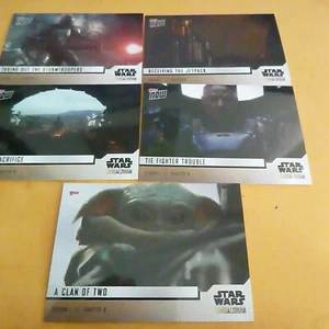 Star Wars Mandalorian Stagione 1 Capitolo 8 Set Topps NOW The Child # 36-40 l@@k - Foto 1 di 2