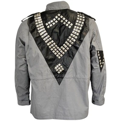 New Men T-800 Terminator Arnold Schwarzenegger M-65 Field Jacket with Studds - Image 1 of 4