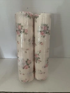2 - 10 Fuß Rollen Vintage Rosa Rose Blumen Home Bedruckt Schaumstoff Schublade Liner Futter - Bild 1 von 3