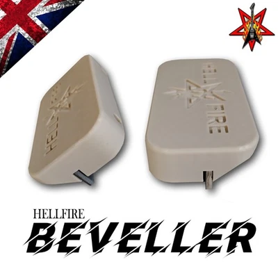 Hellfire Tools - Guitar Fret Bevel File - Beveller - Emery Pack Included - Image 1 of 4