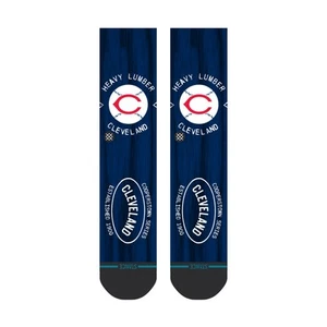 Stance MLB Lumber Crew Socks - Cleveland Guardians - Picture 1 of 1