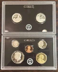 2021 S US Mint 1c, 5c, 10c, 25c, Half Dollar, & Dollar Silver Proof 7 Coin Set - Picture 1 of 10