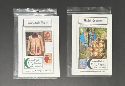 2 Moonlight Design Quilted Jacket Patterns Cracked Pots 2004 High Strung 2005 - Image 1 of 3