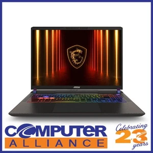 MSI Vector 16 HX AI A2XWHG-214AU 16" Ultra 9 5070 Ti Gaming Laptop Win 11 - Picture 1 of 3