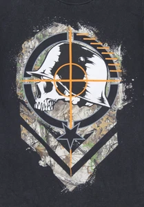 Camiseta Vintage Metal Mulisha Calavera Cruz Años 2000 Retro M - Imagen 1 de 4