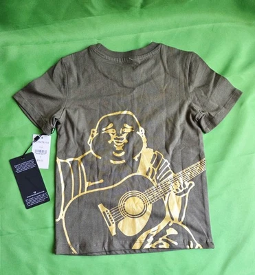 CAMISETA TRUE RELIGION NIÑOS Oliva TALLA 4 NUEVA CAMISETA CON LOGO EN AMBOS LADOS Foto 1 de 4