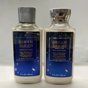 2 X Bath & Body Works DREAM BRIGHT Daily Nourishing Body Lotion 8 oz each - Picture 1 of 2
