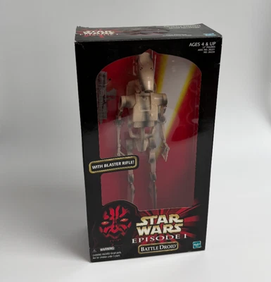 STAR WARS 12 INCH FIGURE BATTLE DROID  THE PHANTOM MENACE - Image 1 of 2