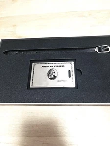 American Express AMEX Platinum Member Metal Luggage Tag - Picture 1 of 6