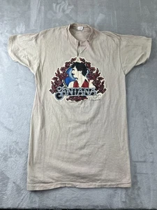 Vintage 80s Santana Shirt Herren S/M 1979 Band Tour Rosen Grafik Tee T-Shirt - Bild 1 von 15