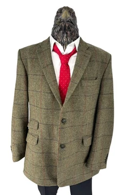 Rydale Men British Tweed 100% Wool Blazer Jacket EU56 UK46 US46 - Image 1 of 4