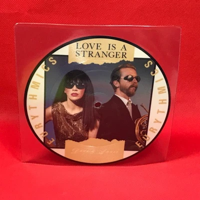 EURYTHMICS Love Is A Stranger 1982 UK 7" vinyl PICTURE DISC single 45 record * - Image 1 of 2