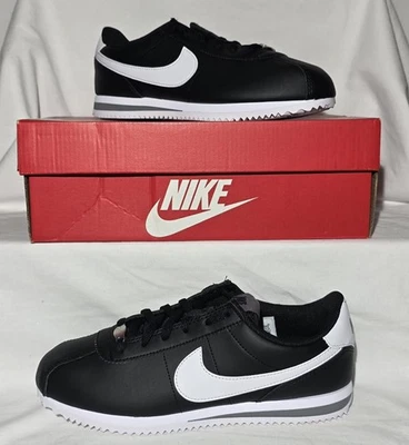 Nike Kids Cortez (GS) Black/White Size 2.5Y - Image 1 of 4