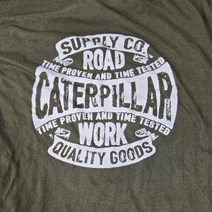 Caterpillar T-Shirt Damen XL grün bewährtes und zeitgeprüftes Kurzarm - Bild 1 von 9