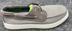Sperry Cupsole SO Boys Gray Boat Shoes Size 1M US / 13.5 UK - YB49535 Casual - Picture 1 of 12
