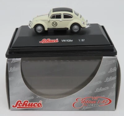 METAL DIE CAST SCHUCO HO 1/87 VW VOLKSWAGEN KÄFER COX #53 COCCINELLE CHOUPETTE - Photo 1/4