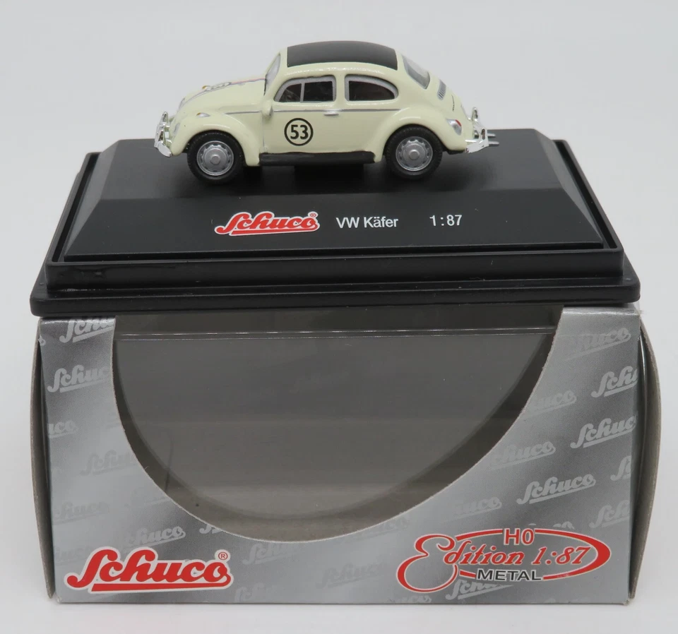METAL DIE CAST SCHUCO HO 1/87 VW VOLKSWAGEN KÄFER COX #53 COCCINELLE CHOUPETTE - Photo 1/4