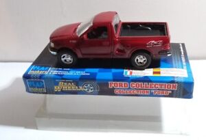 PLAY MAKERS REAL WHEELS FORD COLLECTION FORD F150 4X4 OFF ROAD TRUCK - RED BOXED