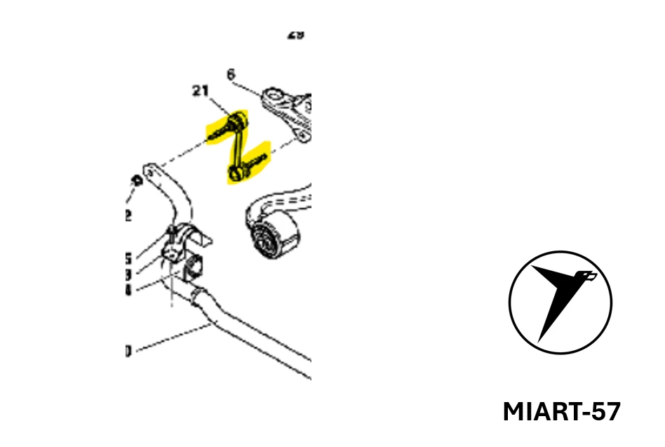 OEM Front Left Right Stabilizer Bar Links Kit- 2001-2007 Aston Martin Vanquish - Image 1 of 1