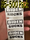 "biden Sucks" 25-500 Pack Political Stickers Joe Decals Election Sleepy Kamala