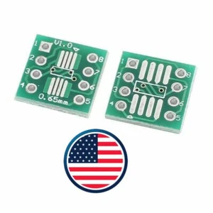 20-63 pcs SOP8 SO8 SOIC8 TSSOP8 MSOP8 to DIP8 Adapter PCB Converter Board Qnt - Picture 1 of 12