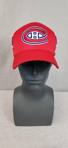 USED Adidas NHL Montreal Canadiens Hockey Red SMALL / MEDIUM Hat Cap - Picture 1 of 6
