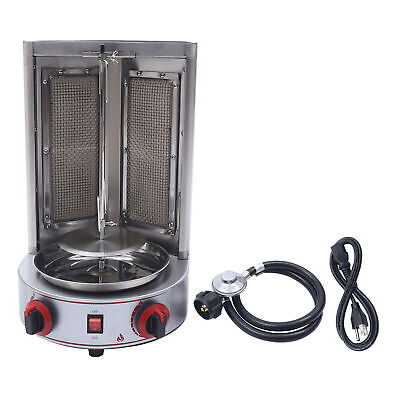 Gas Vertical Broiler Shawarma Machine Rotisserie Doner Kebab Gyro Grill Machine • 185$