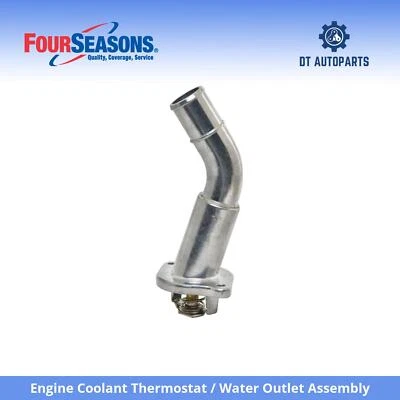 Termostato de refrigerante de motor GMC Envoy XL 2005-06/conjunto de salida de agua 4 estaciones Foto 1 de 4