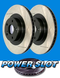 Powerslot Slotted Brake Rotor Set 8659 01-07 Chevy GMC 2500 3500 SRW "CLASSIC" - Picture 1 of 1