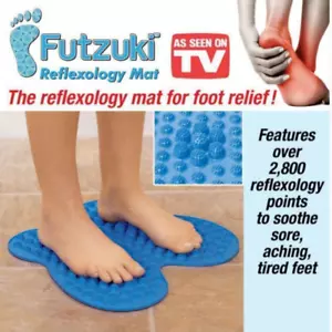 Futzuki Reflexology Mat Foot Massager Massage Heel Pain Relief Washable 14 X 14 - Picture 1 of 8