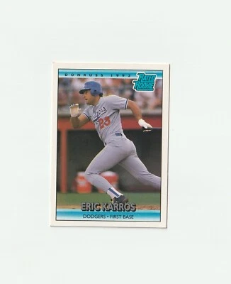 ⚡ РЕДКАЯ ОШИБКА 💥 — Эрик Каррос No16 — 1992 Donruss — КАРТОЧКА ДЕБЮТАНТА С РЕЙТИНГОМ — ОБЯЗАТЕЛЬНА К ИСПОЛЬЗОВАНИЮ - Изображение 1 из 2