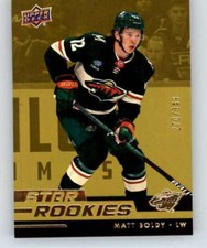 2022-23 Upper Deck Star Rookies (From Box Set) Gold #3 Matt Boldy 270/349 Wild