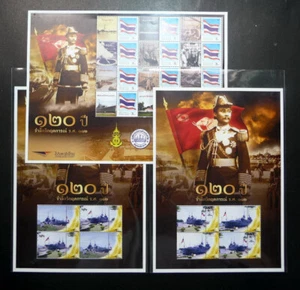 Thailand Stamp Personalized 2013 120th Years Memorial RS 112 Crisis (3) - Picture 1 of 2