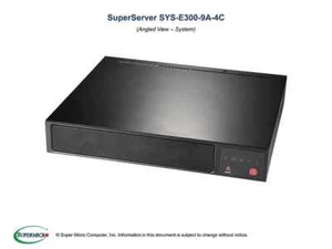 ✅*Authorized Partner* Supermicro SYS-E300-9A-4C W/(A2SDi-4C-HLN4F) Intel 4 Core - Picture 1 of 4