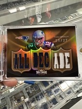 2010 Topps Triple Threads Relics Sepia 21/27 Tom Brady #TTR-68