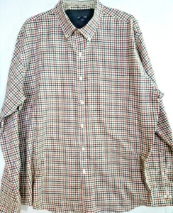 Van Heusen-Mens Dress Shirt-Long Sleeve Button Down -Extra Large-17, Graph Check - Picture 1 of 9