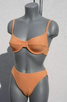 Saison-2023/24 360158 Debenhams Marken Bügel Bikini und Slip LACHS 36 CUP A/B - Bild 1 von 4