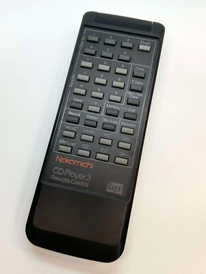 Original Nakamichi Remote Control for Nakamichi CD Player 3 (IR Tested) - Image 1 of 2