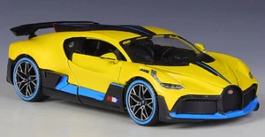 Maisto 1:24 Bugatti Chiron Divo Diecast Model Racing Car New in Box Yellow - Picture 1 of 3