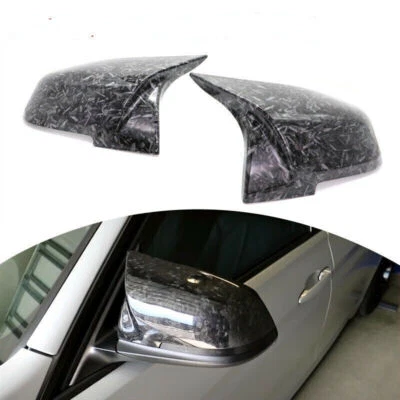 Forged Carbon Fiber Style Mirror Cover Fit For BMW F20 F22 30 F31 F34 F32 - Imagem 1 de 4