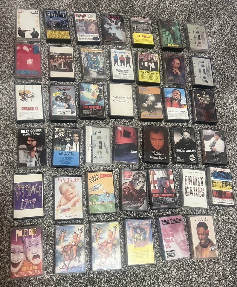 Lot Of Music Cassette Tapes - Image 1 of 1