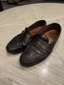 ALDEN 10.5D #8 SHELL CORDOVAN HANDSEWN LHS LOAFERS SHOES 986 10.5D - Picture 1 of 7