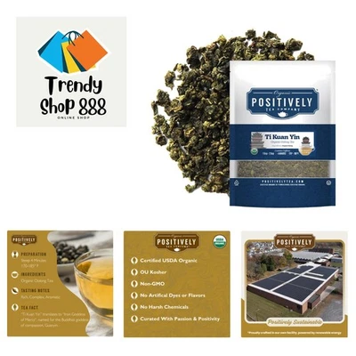 Organic Ti Kuan Yin Oolong Tea, 16 Ounce - Clean Finish & Antioxidants - Image 1 of 4