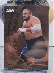 AEW Upper Deck Metal Universe 2025 Samoa Joe Copper FX Insert Trading Card  - Picture 1 of 2