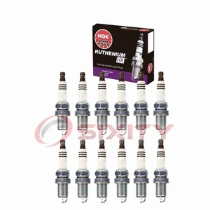 12 pcs NGK Ruthenium HX Spark Plugs for 2003-2008 BMW 760Li 6.0L V12 - em - Picture 1 of 5