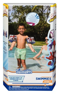 Swimways Disney Marvel Spidey Brazo Flotadores Niños Piscina Nadar Divertidos Nadadores Edad 3+ Foto 1 de 3