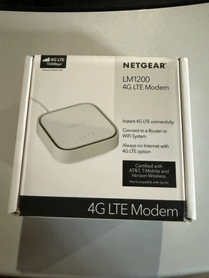 Netgear LM1200 4G LTE  Modem - Brand NEW Sealed - Image 1 of 4